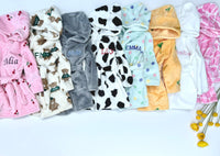 Personalised Embroidered Baby Robe