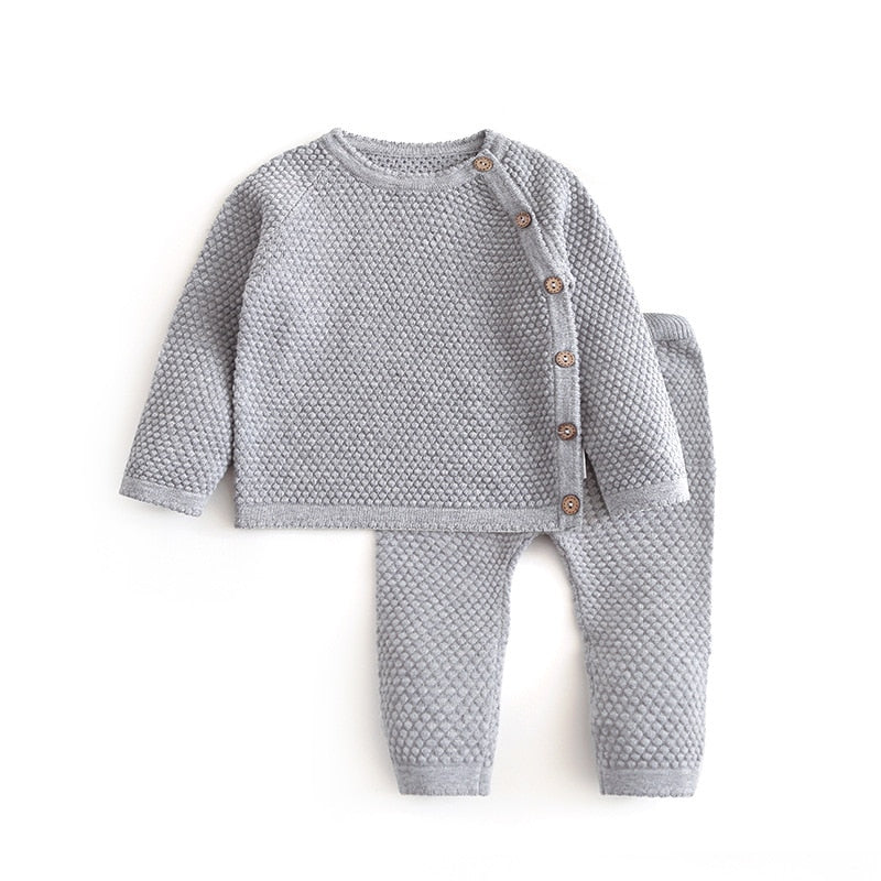 2 Piece Infant Knitted Set for Autumn/Winter (3 colours)