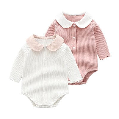 Baby Girl Peter Pan Collar Romper