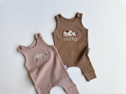 Personalised Animal Dungarees