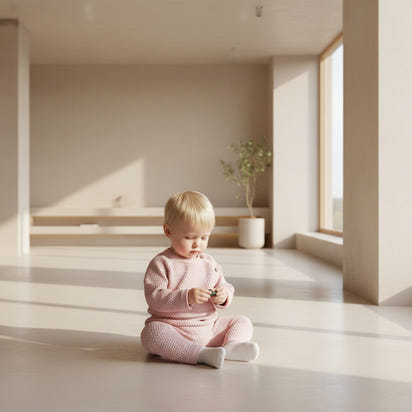 2 Piece Infant Knitted Set for Autumn/Winter (3 colours)