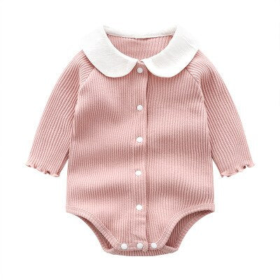 Baby Girl Peter Pan Collar Romper