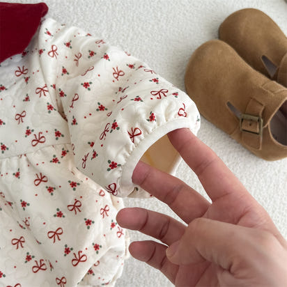 Red Bows Romper