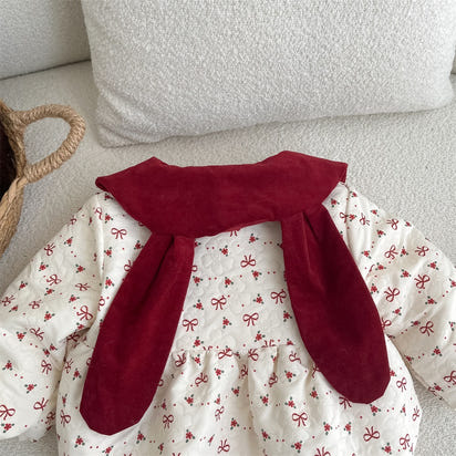 Red Bows Romper