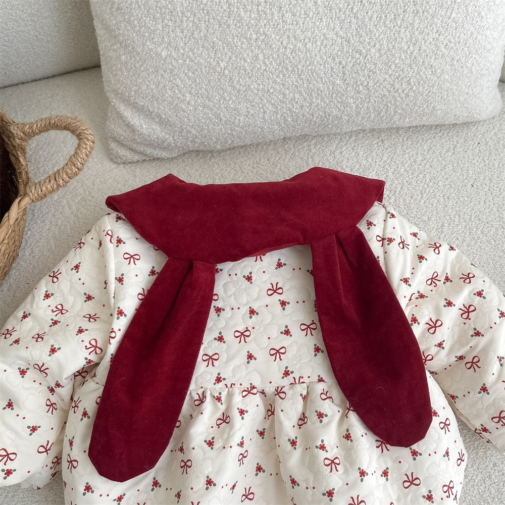 Red Bows Romper