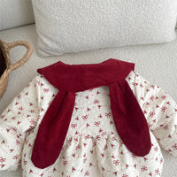 Red Bows Romper