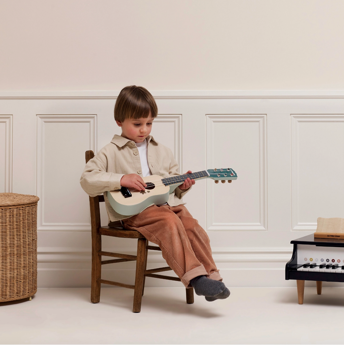 Wooden Guitar Toy Instrument