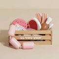 Butchers Meat Wooden Market Crate