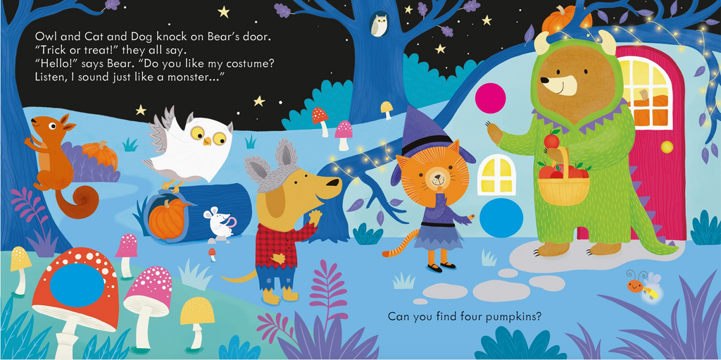 Halloween Sound Book – Board Book For Ages 1-2