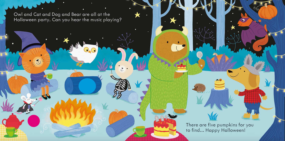 Halloween Sound Book – Board Book For Ages 1-2