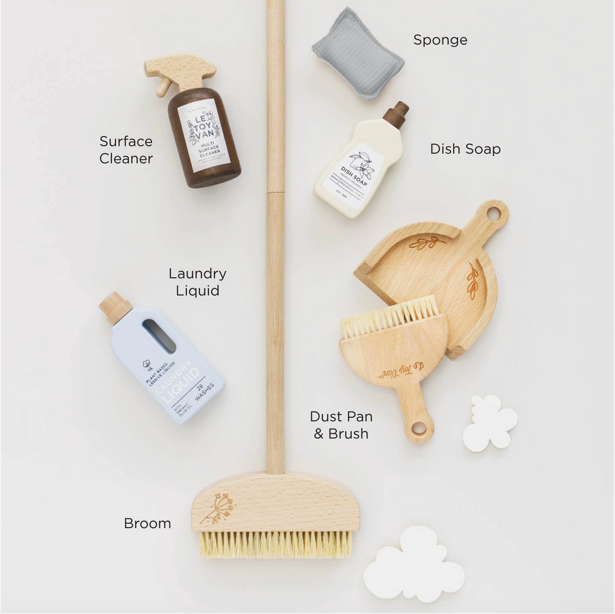 Eco-Friendly Cleaning Toy Set