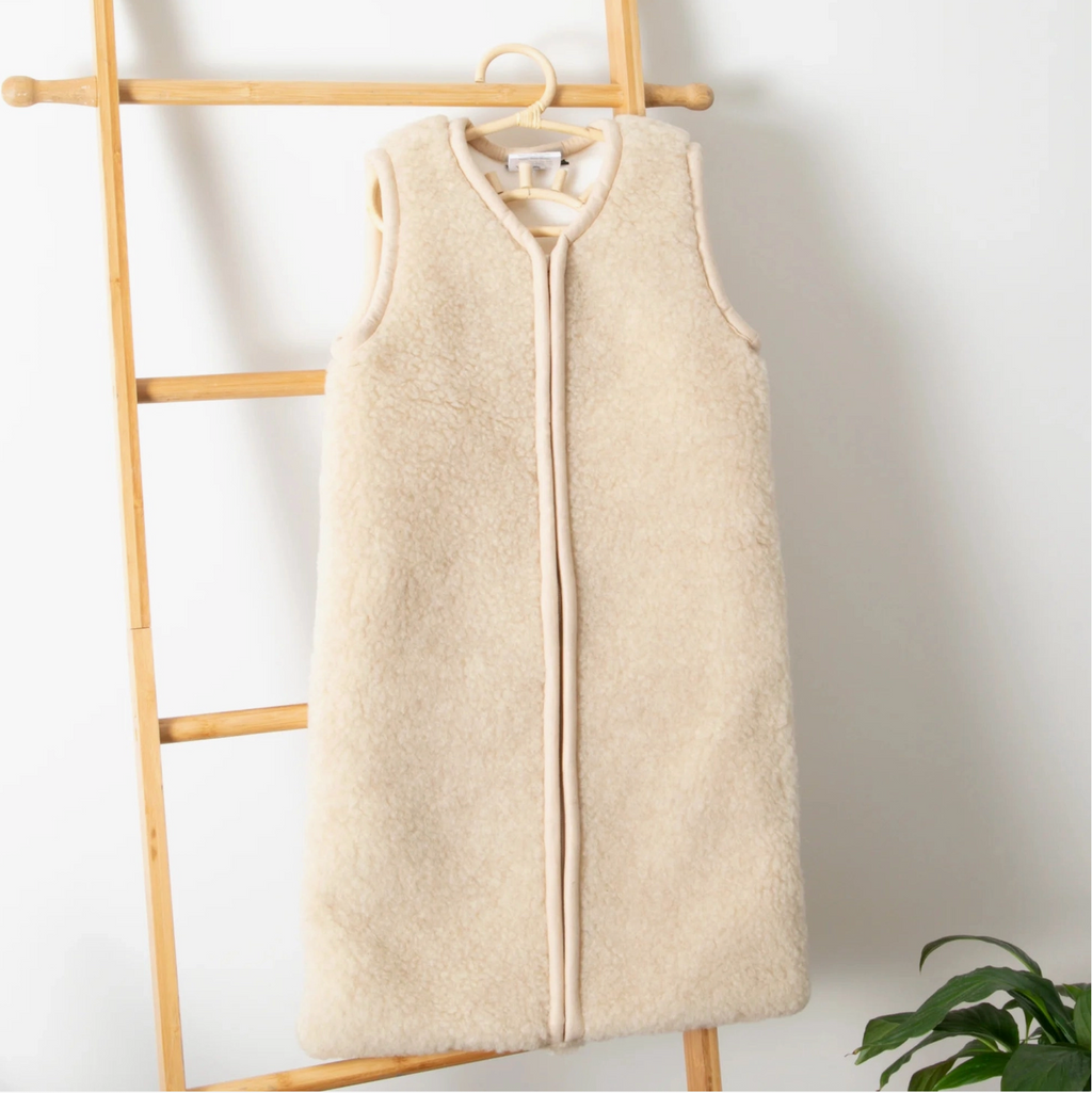 Beige Baby Wool Sleepbag