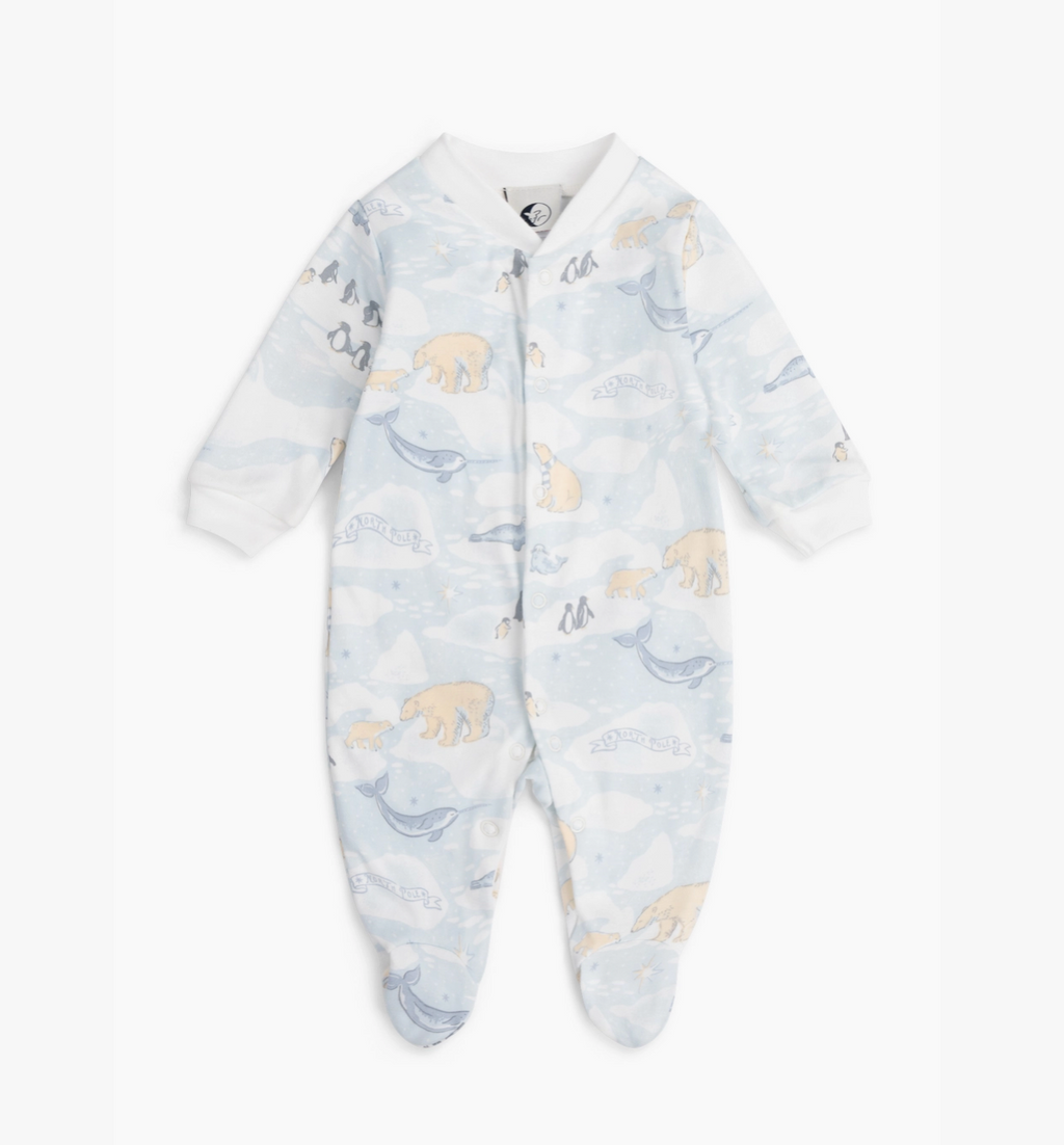 Sleepy Doe | Baby Sleepsuit | Arctic