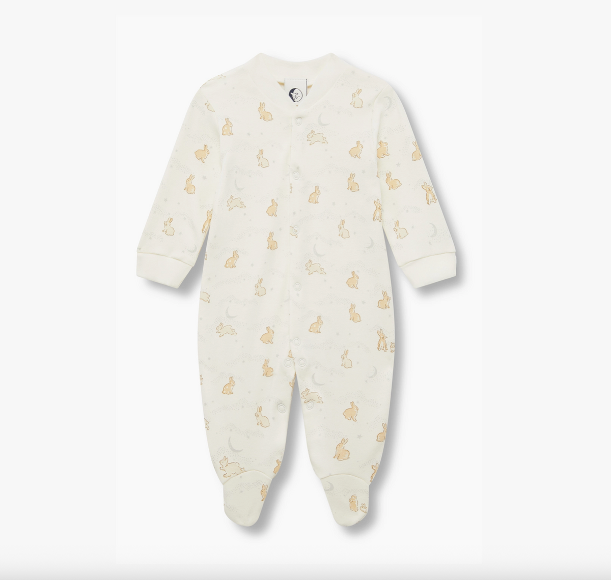 Sleepy Doe | 100% Organic Cotton Baby Sleepsuit | Sleepy Bunnies