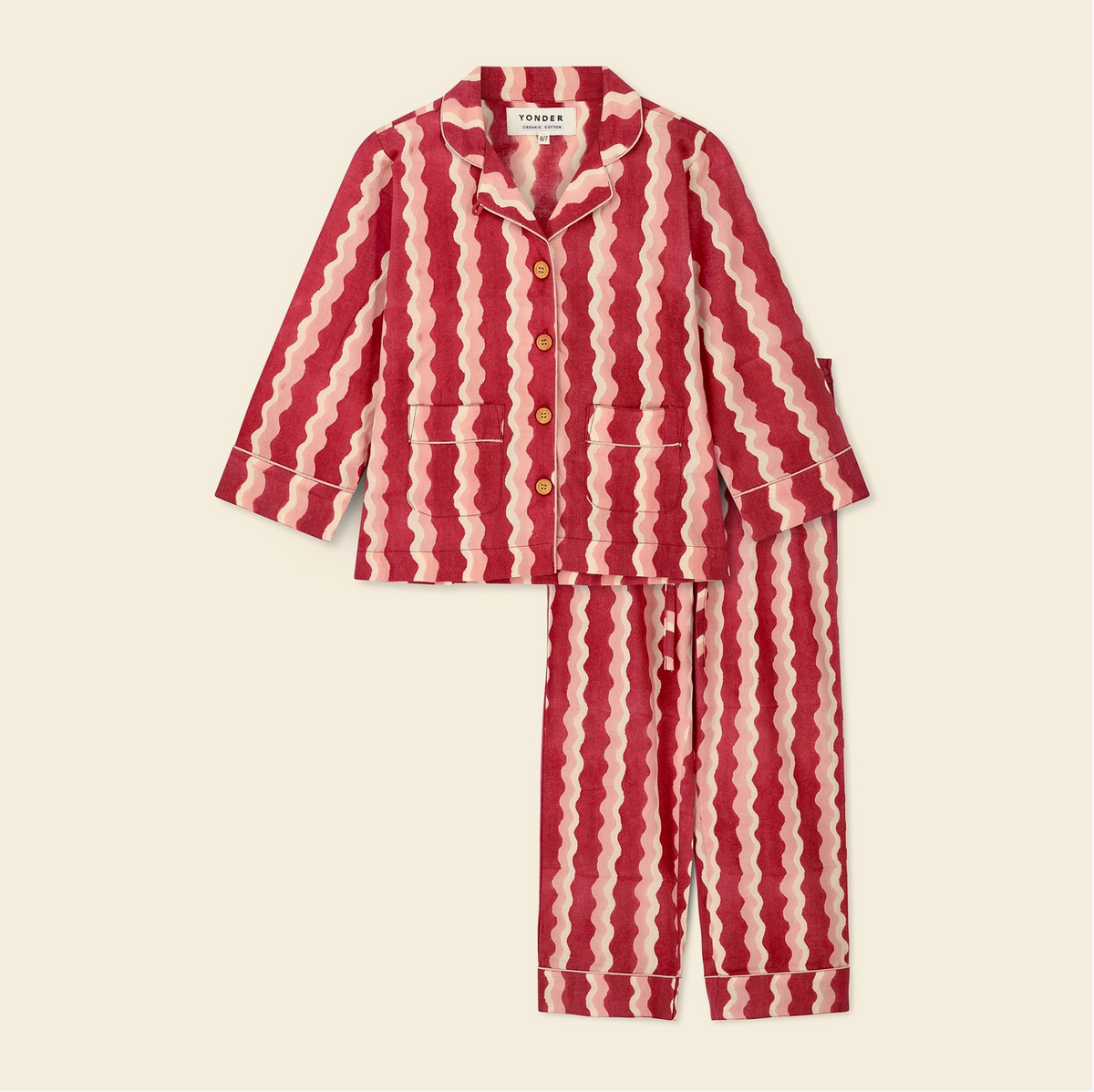 YONDER | Unisex Kids' Pyjama Set | Whirly | Jam