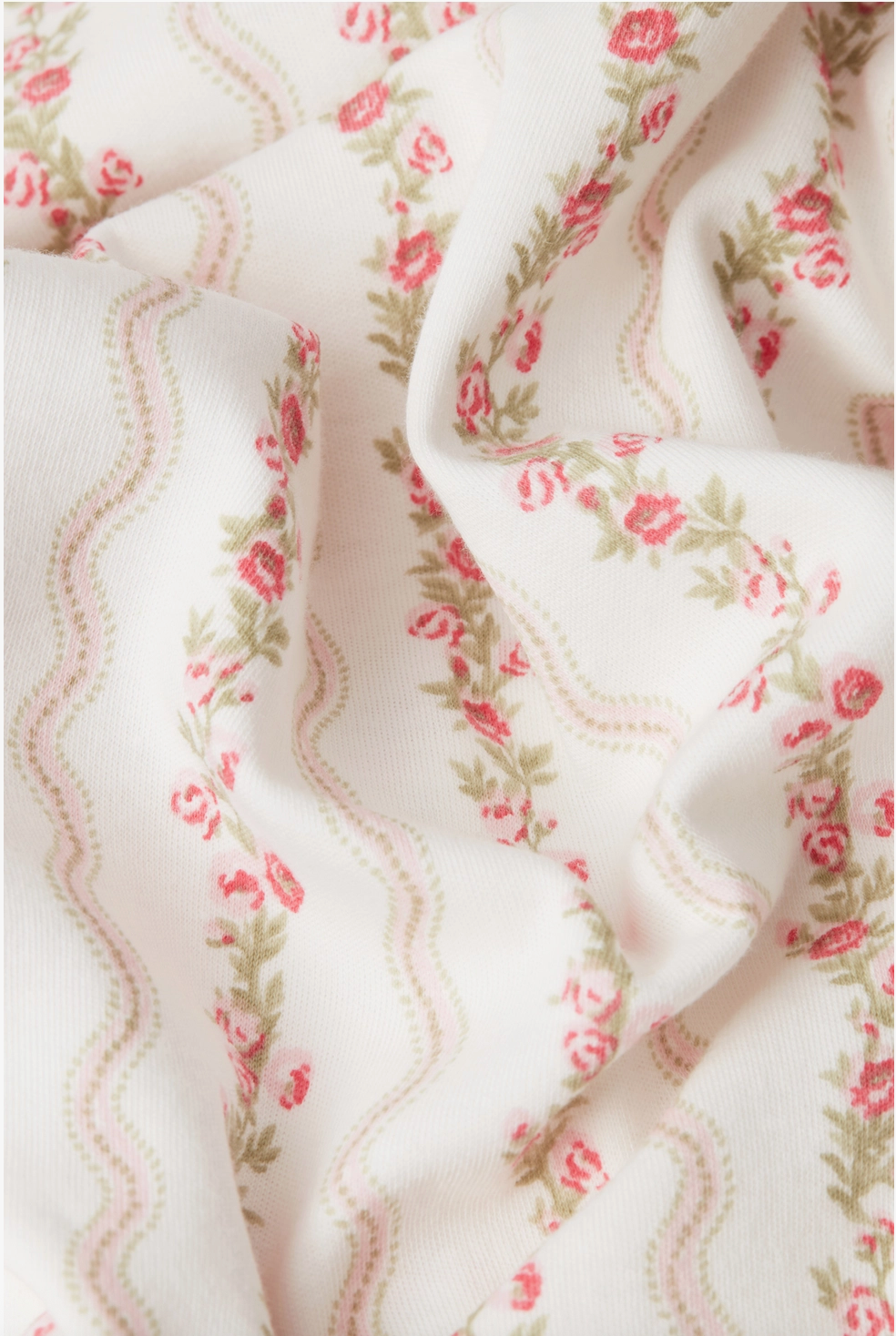 Sleep Doe | Girls Blouse & Wide Trouser Set | Floral Stripe
