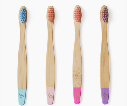 Children's Bamboo Toothbrushes (FSC 100%) - 4 Pack