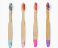 Children's Bamboo Toothbrushes (FSC 100%) - 4 Pack