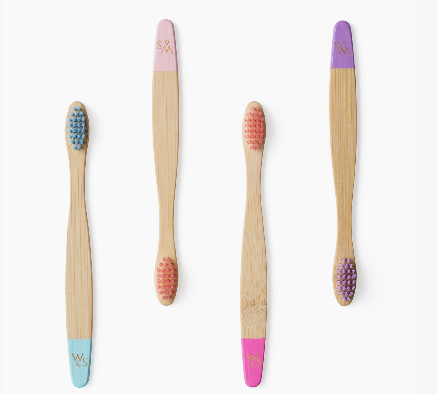 Children's Bamboo Toothbrushes (FSC 100%) - 4 Pack