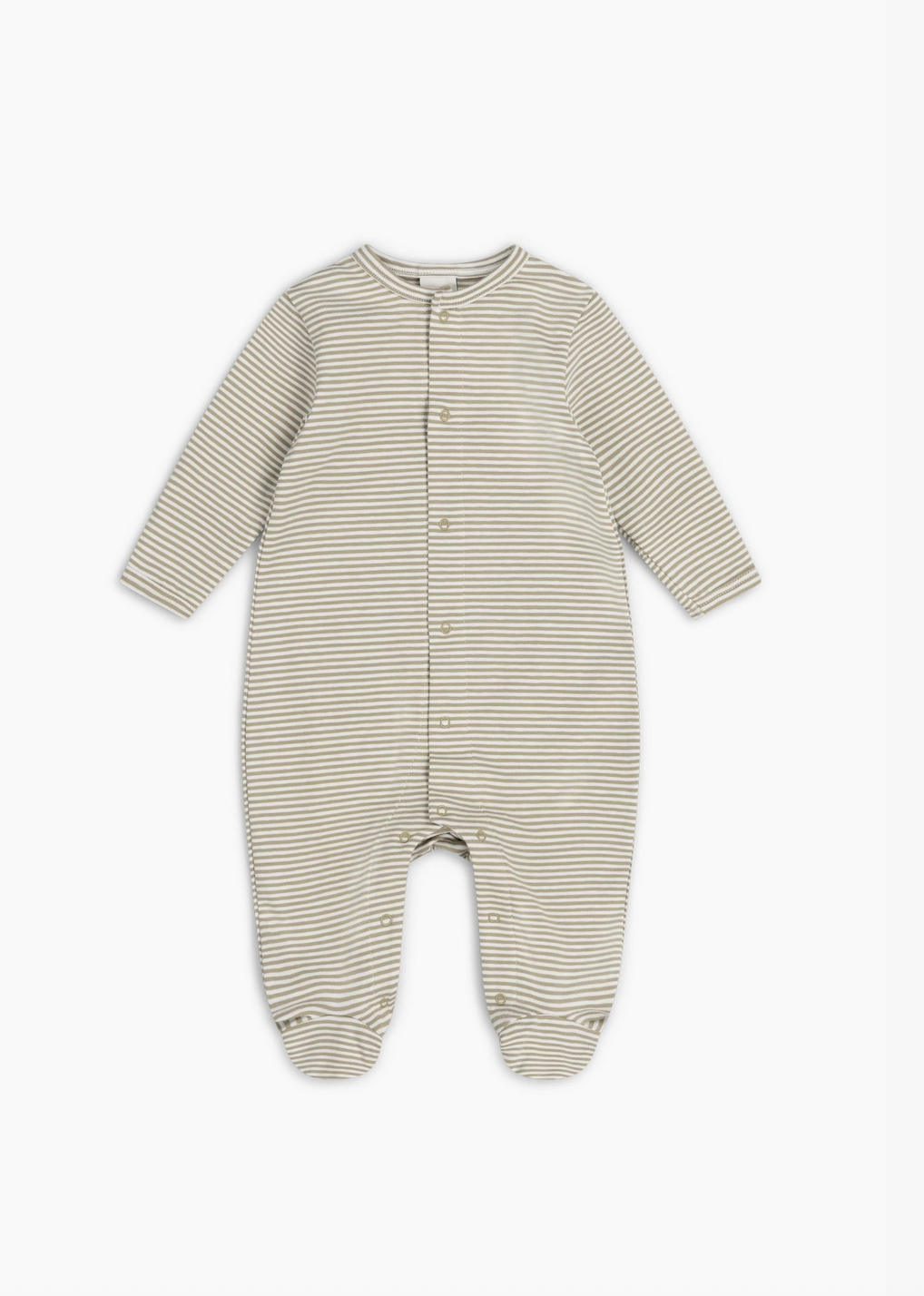 Sleepy Doe | Striped Baby Sleepsuit