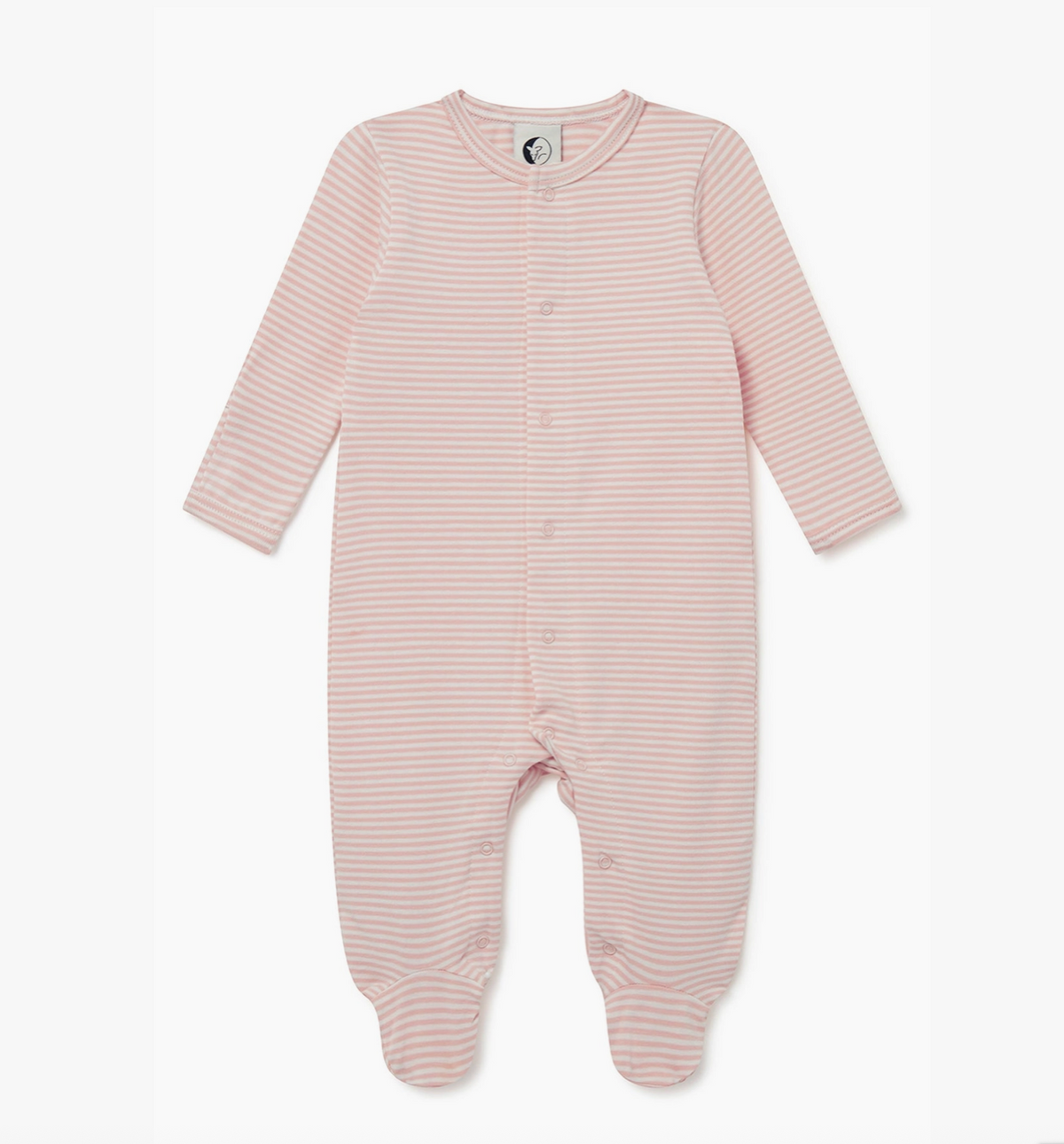 Sleepy Doe | Striped Baby Sleepsuit