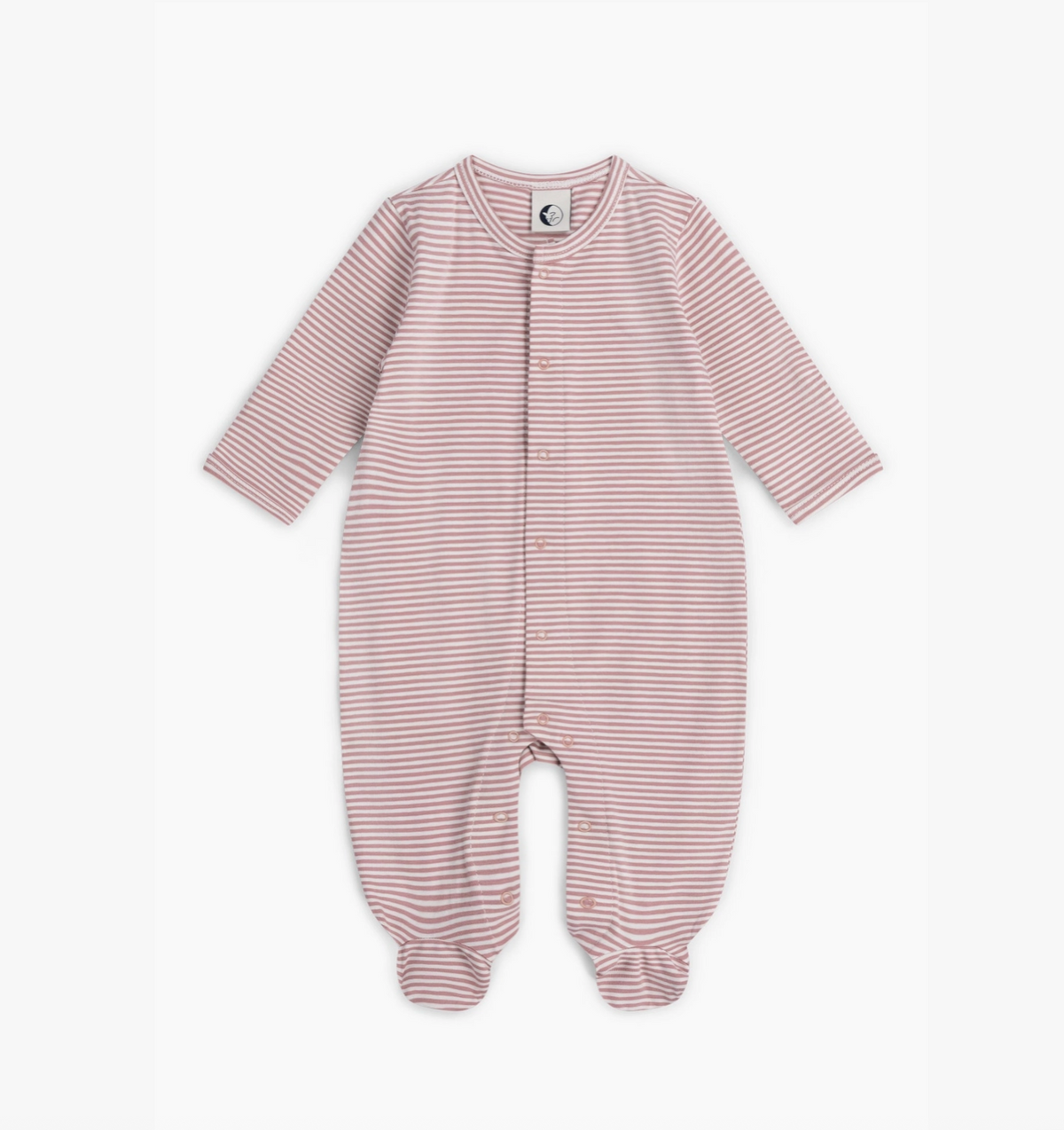 Sleepy Doe | Striped Baby Sleepsuit