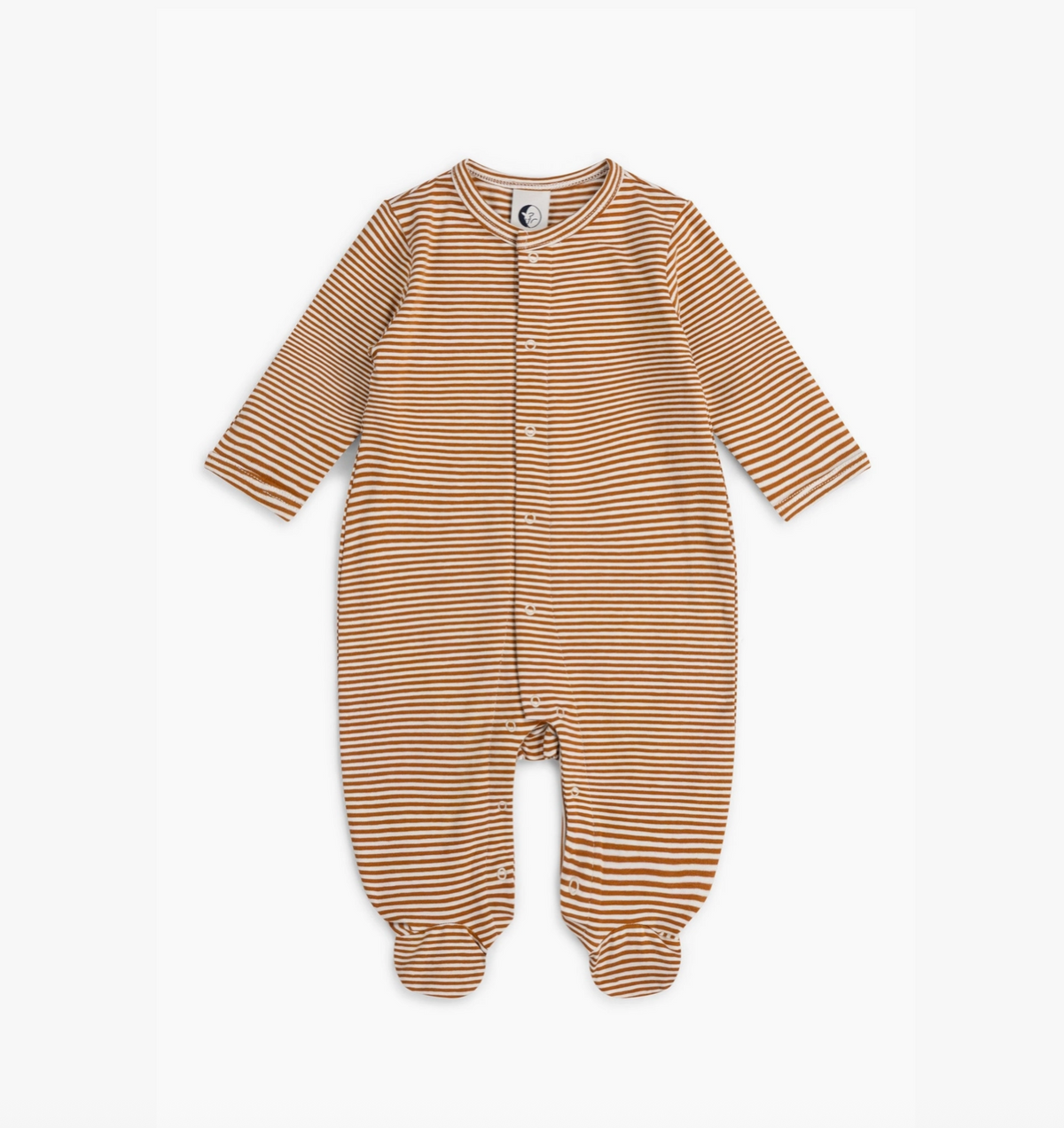 Sleepy Doe | Striped Baby Sleepsuit