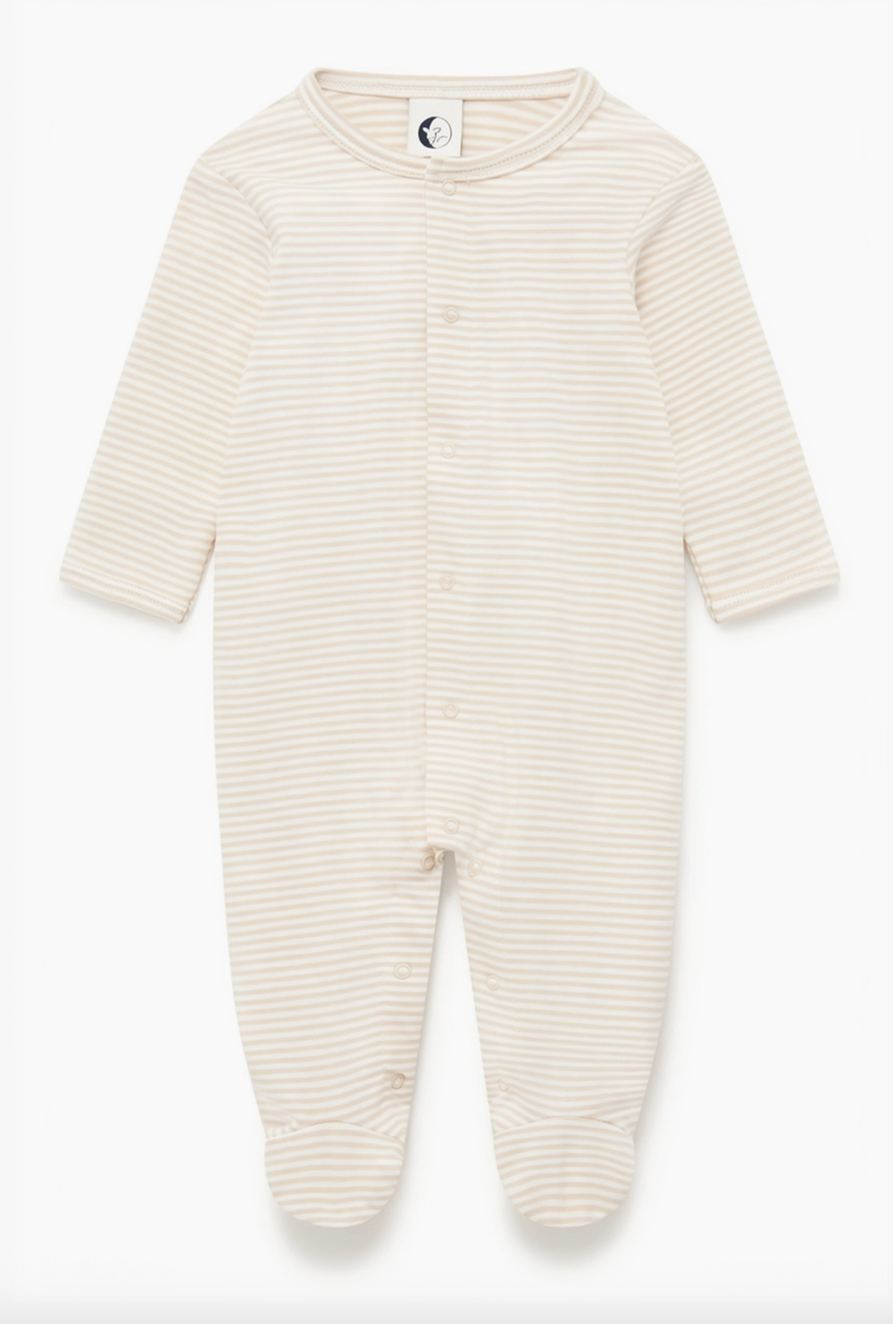 Sleepy Doe | Striped Baby Sleepsuit