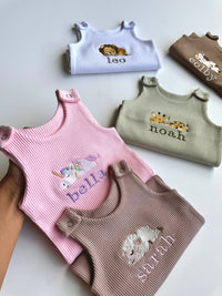 Personalised Animal Dungarees