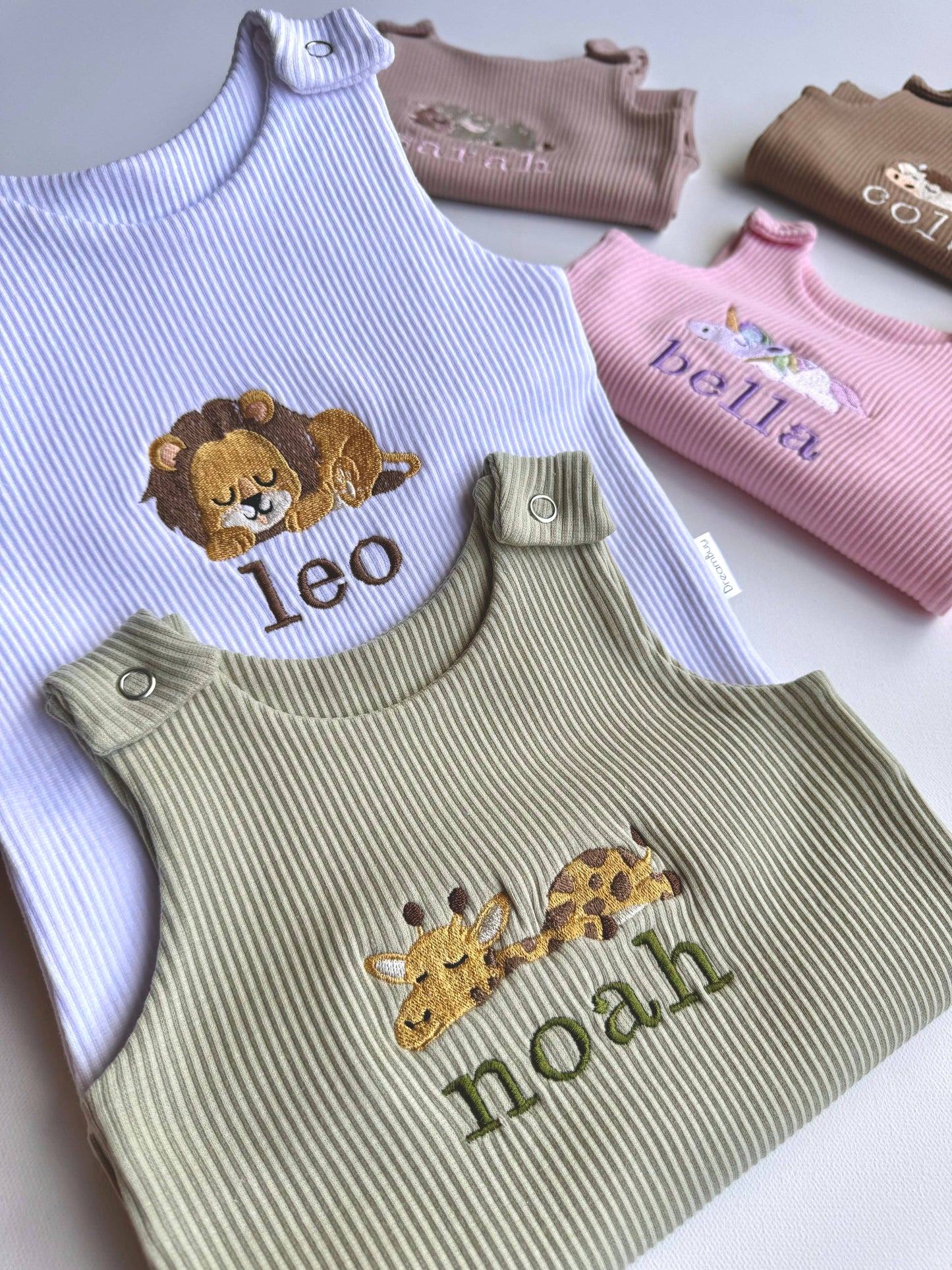 Personalised Animal Dungarees