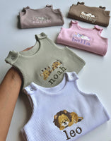 Personalised Animal Dungarees