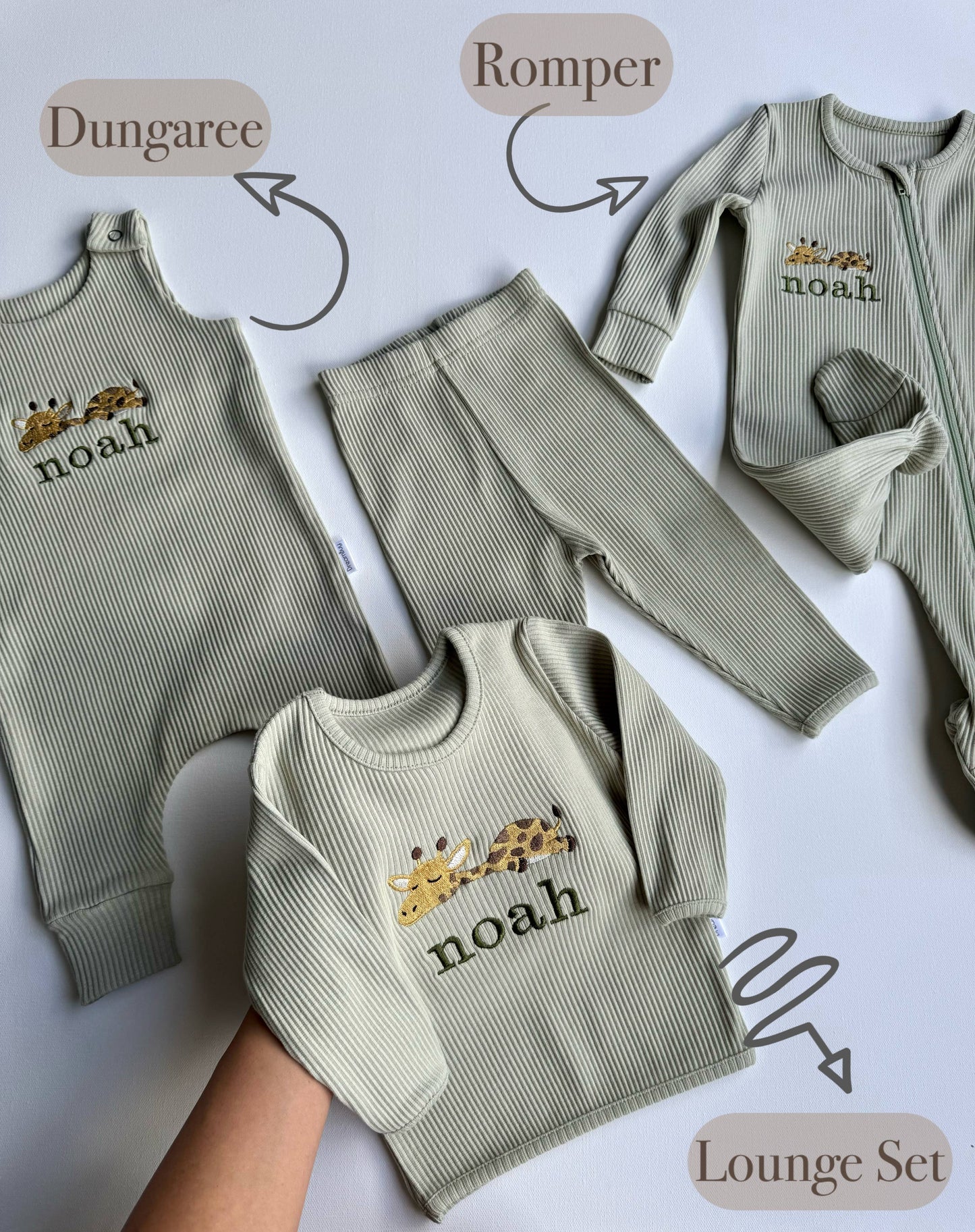 Personalised Animal Dungarees